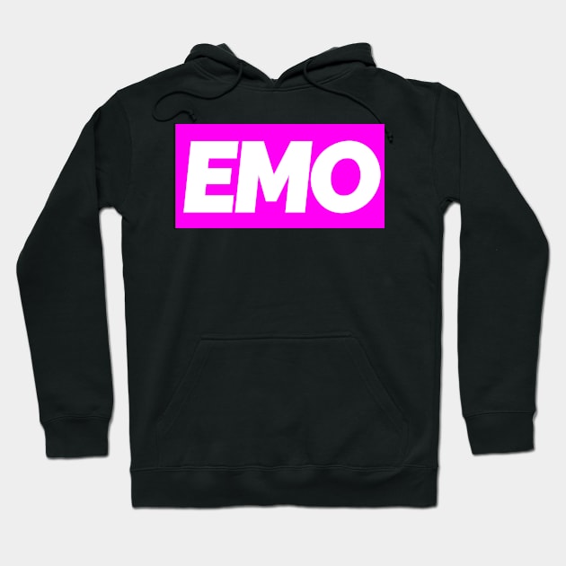 MINIMAL EMO LOGO Hoodie by imagination store